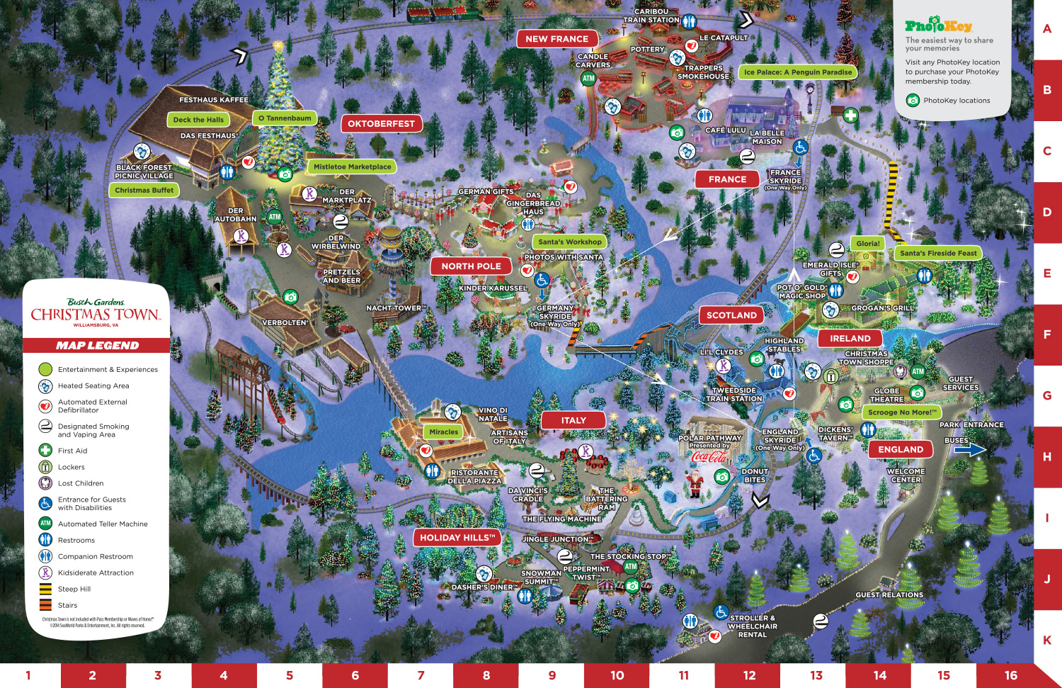 Park Map Busch Gardens Williamsburg Busch gardens williamsburg